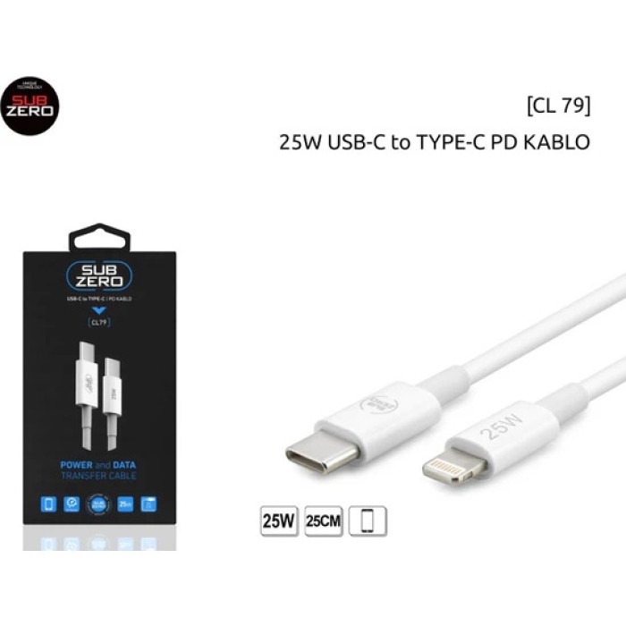 INNOVAR | Subzero  Subzero CL79 Usb-C To Type-C 25 W 25 cm Pd Kablo