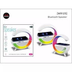 INNOVAR | Subzero WR125 Kablosuz Şarj Özellikli Bluetooth Hoparlör Rgb Gece Masa Lambası Çok Fonksiyonlu Atmosfer Lamba