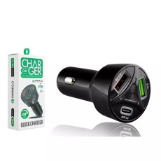 INNOVAR | SubzeroCR10 3 Çıkışlı Çakmaklık Şarj Seti USB Type-C Car Charger 55W PD QC